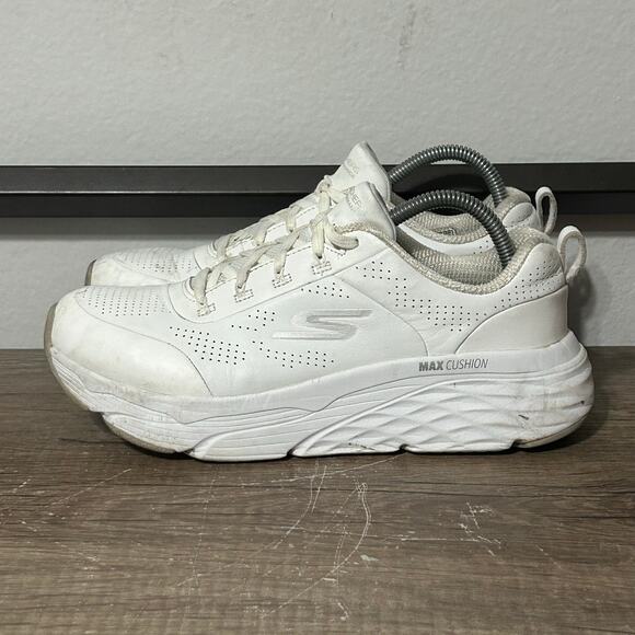 Skechers Max Cushioning Elite Step Up Women’s Walking Shoes Size 9 White (Wide) - Picture 1 of 8
